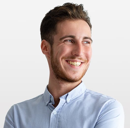 Our frontend developer Tom